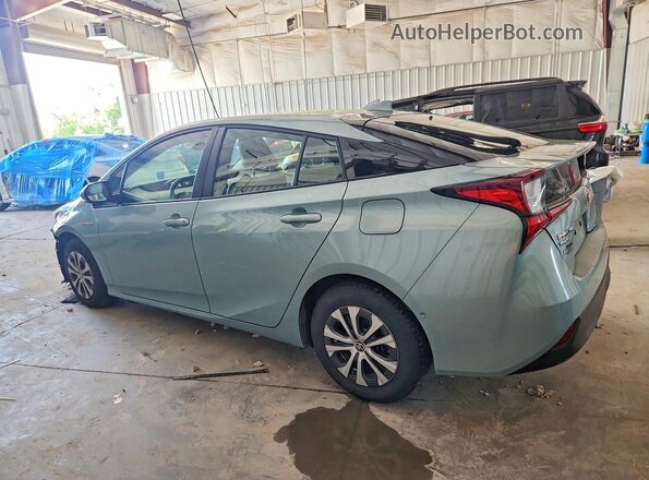 JTDL9RFU6K3005156 2019 TOYOTA PRIUS Turquoise უკანა მარცხენა