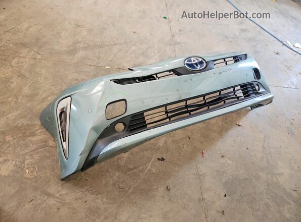 JTDL9RFU6K3005156 2019 TOYOTA PRIUS Turquoise ძრავის განყოფილების ხედი