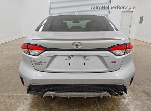 JTDM4MCE2NJ093545 2022 TOYOTA COROLLA Silver უკანა ხედი