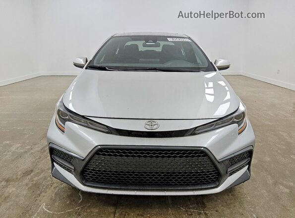 JTDM4MCE2NJ093545 2022 TOYOTA COROLLA Silver წინა ხედი
