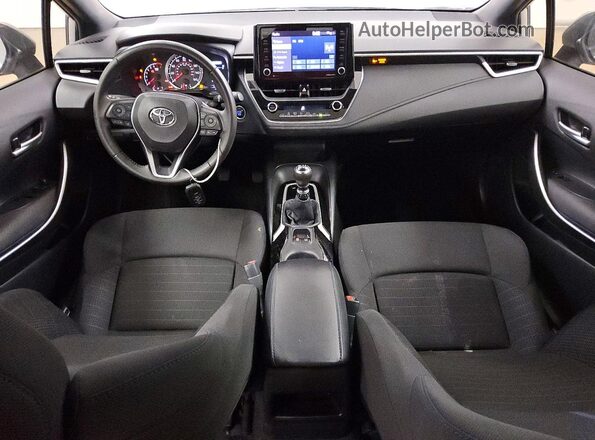 JTDM4MCE2NJ093545 2022 TOYOTA COROLLA Silver წინა პანელის ხედი