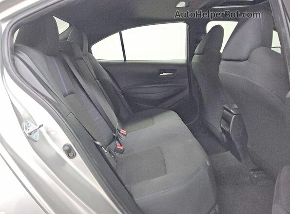 JTDM4MCE2NJ093545 2022 TOYOTA COROLLA Silver უკანა სავარძლების ხედი