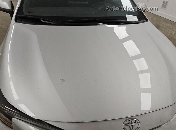 JTDM4MCE2NJ093545 2022 TOYOTA COROLLA Silver VIN კოდის სტიკერის ხედი