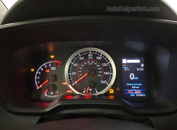 JTDM4MCE2NJ093545 2022 TOYOTA COROLLA Silver ხელსაწყოთა პანელის ხედი