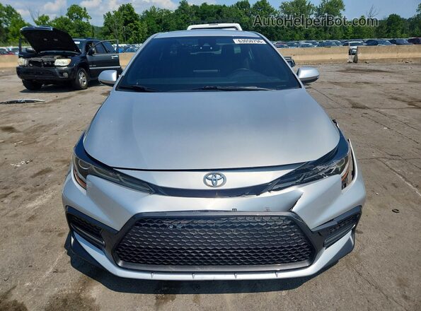 JTDM4MCE4NJ093093 2022 TOYOTA COROLLA Silver Widok z przodu