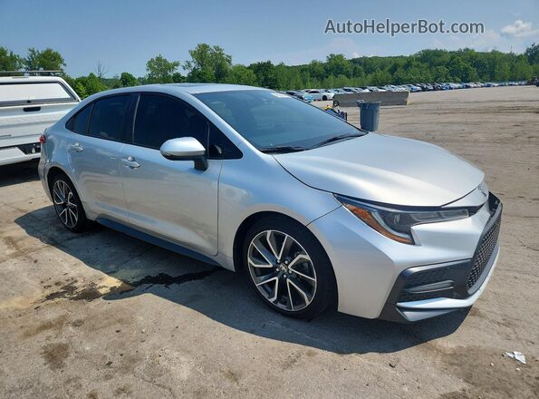 JTDM4MCE4NJ093093 2022 TOYOTA COROLLA Silver Przód prawy