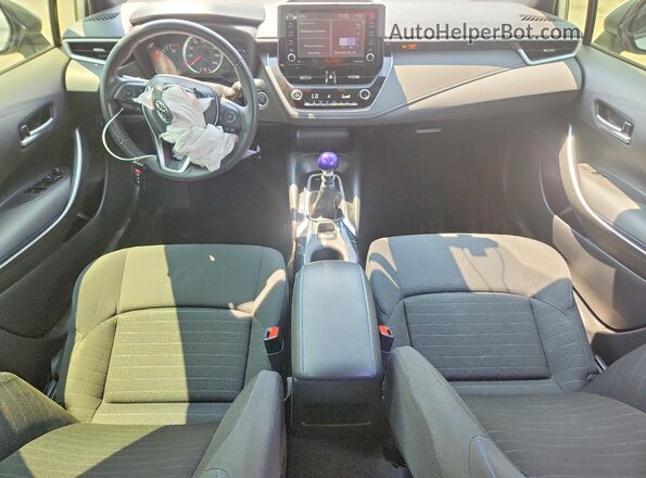 JTDM4MCE4NJ093093 2022 TOYOTA COROLLA Silver Widok deski rozdzielczej