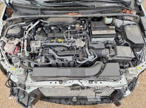 JTDP4MCE1MJ059348 2021 TOYOTA COROLLA Silver Widok wnętrza z tyłu