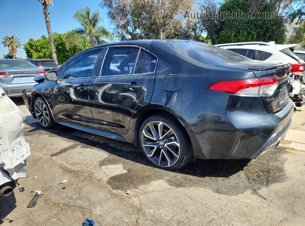 JTDP4MCE2NJ083773 2022 TOYOTA COROLLA Black Trasero izquierdo
