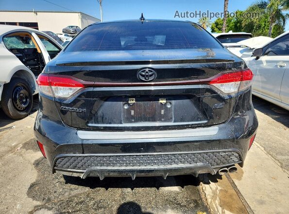JTDP4MCE2NJ083773 2022 TOYOTA COROLLA Black Vista trasera