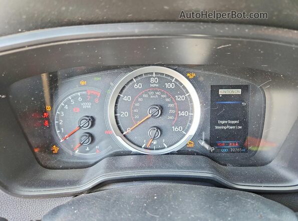 JTDP4MCE2NJ083773 2022 TOYOTA COROLLA Black Vista del cuadro de instrumentos