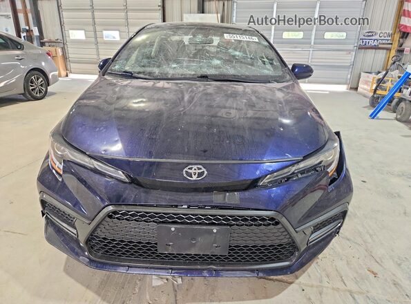 JTDP4MCE3MJ076250 2021 TOYOTA COROLLA Blue წინა ხედი