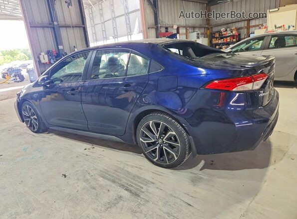 JTDP4MCE3MJ076250 2021 TOYOTA COROLLA Blue უკანა მარცხენა