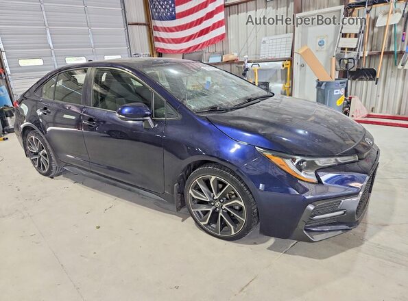 JTDP4MCE3MJ076250 2021 TOYOTA COROLLA Blue წინა მარჯვენა