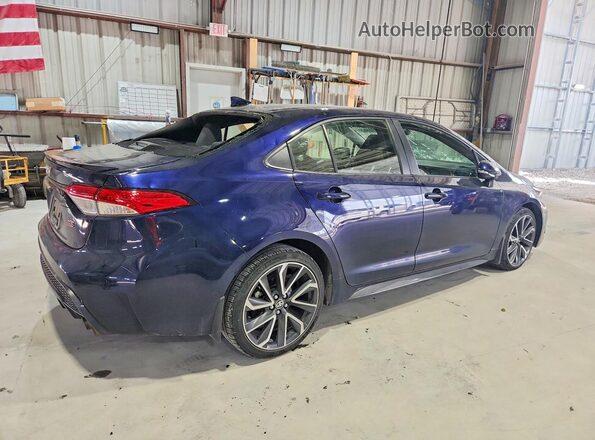 JTDP4MCE3MJ076250 2021 TOYOTA COROLLA Blue უკანა მარჯვენა