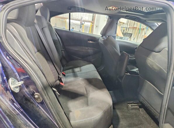JTDP4MCE3MJ076250 2021 TOYOTA COROLLA Blue უკანა სავარძლების ხედი