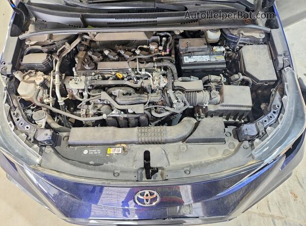 JTDP4MCE3MJ076250 2021 TOYOTA COROLLA Blue უკანა სალონის ხედი