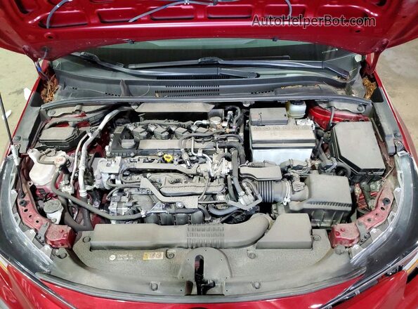 JTDP4MCE3NJ094653 2022 TOYOTA COROLLA Red Vista interior trasera