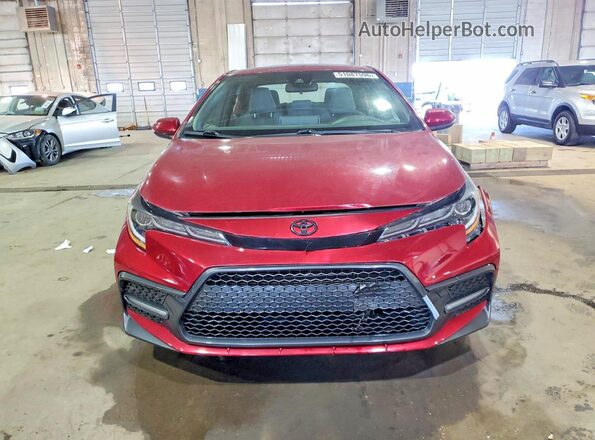 JTDP4MCE3NJ094653 2022 TOYOTA COROLLA Red Vista frontal