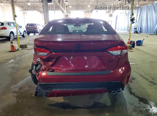 JTDP4MCE3NJ094653 2022 TOYOTA COROLLA Red Vista trasera