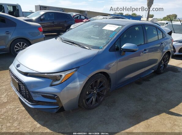 JTDP4MCE3PJ102446 2023 TOYOTA COROLLA Light Blue Передняя левая четверть