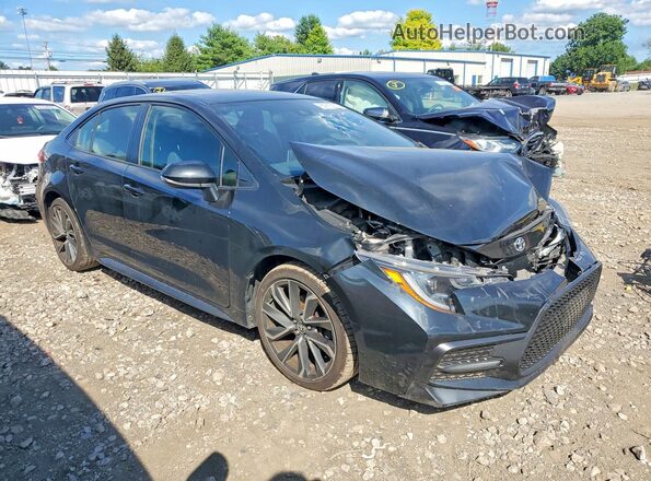 JTDP4MCE4MJ058503 2021 TOYOTA COROLLA Черный Передняя правая четверть