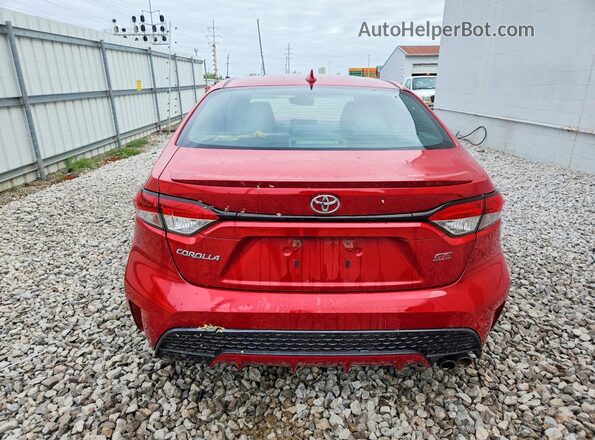 JTDP4MCE8MJ064871 2021 TOYOTA COROLLA Red Vista trasera