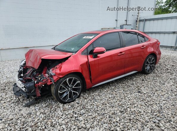 JTDP4MCE8MJ064871 2021 TOYOTA COROLLA Red 