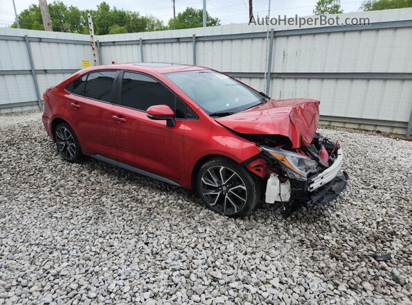JTDP4MCE8MJ064871 2021 TOYOTA COROLLA Red 