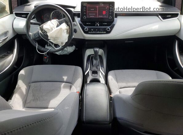 JTDP4RCE2LJ033322 2020 TOYOTA COROLLA Silver Вид панелі приладів