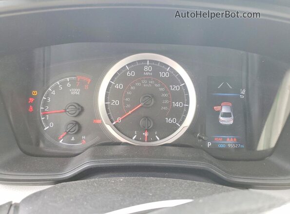 JTDP4RCE2LJ033322 2020 TOYOTA COROLLA Silver Вид щитка приладів