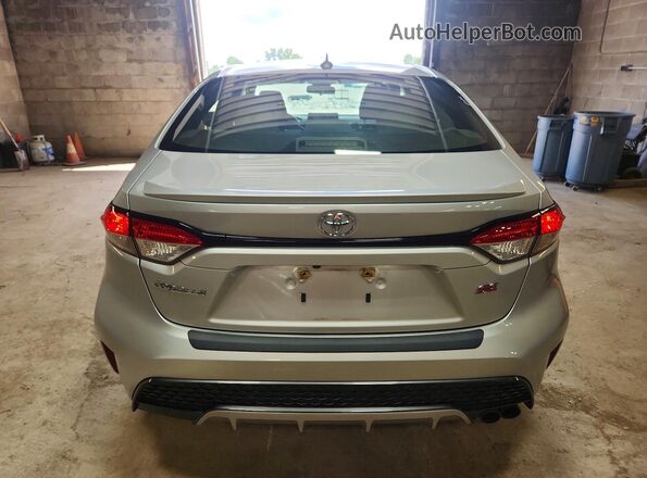 JTDP4RCE3LJ016738 2020 TOYOTA COROLLA Silver Вид ззаду