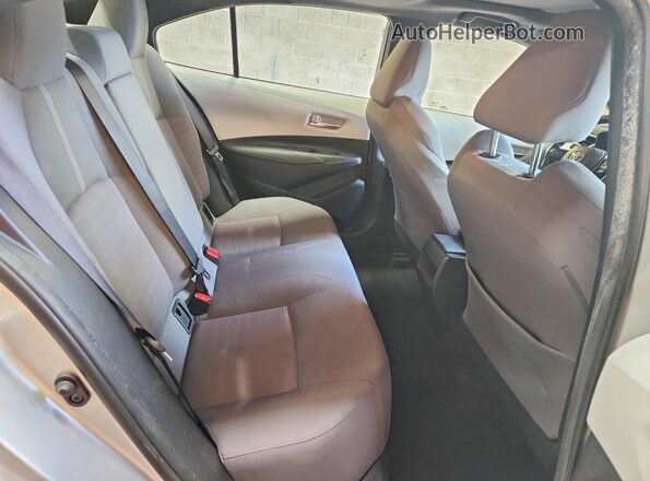 JTDP4RCE3LJ016738 2020 TOYOTA COROLLA Silver Вид задніх сидінь
