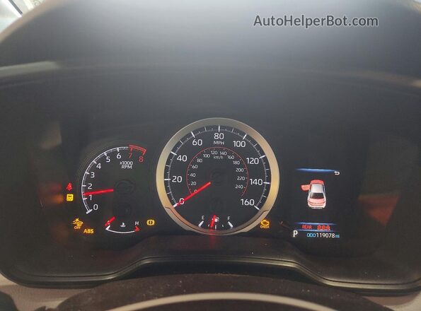 JTDP4RCE3LJ016738 2020 TOYOTA COROLLA Silver Вид щитка приладів