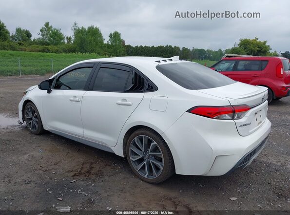 JTDP4RCE4LJ050154 2020 TOYOTA COROLLA White Tył lewy