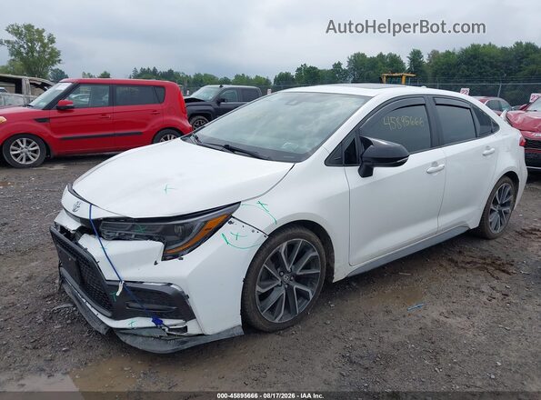 JTDP4RCE4LJ050154 2020 TOYOTA COROLLA White Przód lewy