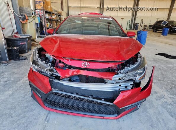 JTDP4RCE7LJ018007 2020 TOYOTA COROLLA Red Դիմացի տեսք