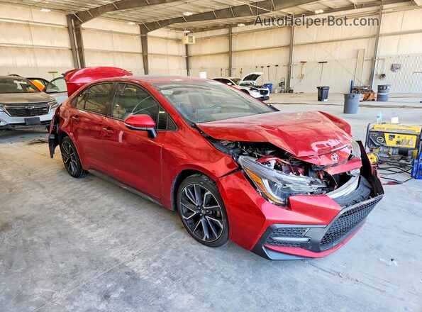 JTDP4RCE7LJ018007 2020 TOYOTA COROLLA Red Առջևի աջ