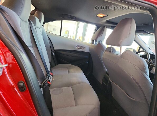 JTDP4RCE7LJ018007 2020 TOYOTA COROLLA Red Հետևի նստատեղերի տեսք