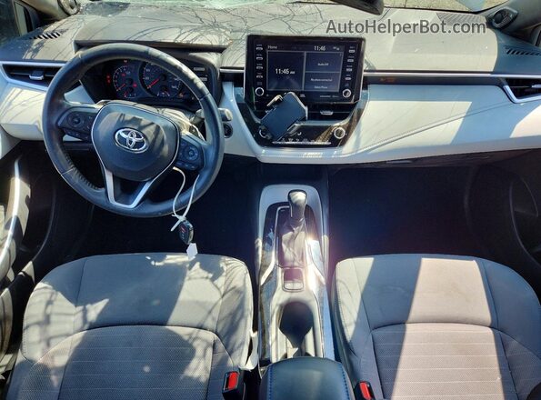 JTDP4RCE8LJ004892 2020 TOYOTA COROLLA Silver Dashboard view