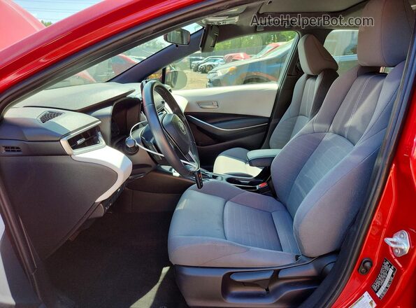 JTDP4RCE9LJ027985 2020 TOYOTA COROLLA Red წინა სალონის ხედი