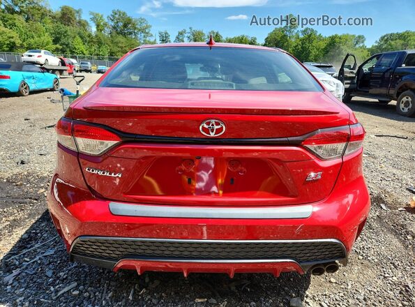 JTDP4RCE9LJ027985 2020 TOYOTA COROLLA Red უკანა ხედი