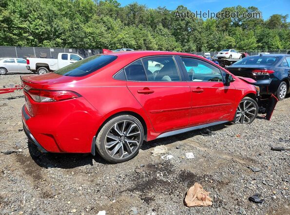JTDP4RCE9LJ027985 2020 TOYOTA COROLLA Red უკანა მარჯვენა