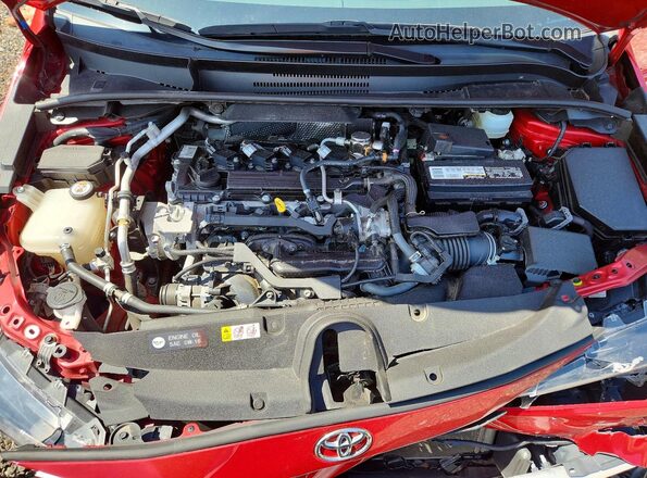 JTDP4RCE9LJ027985 2020 TOYOTA COROLLA Red უკანა სალონის ხედი