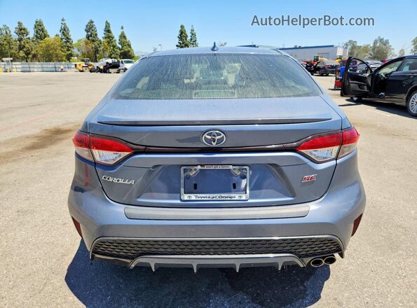 JTDS4MCE0N3513184 2022 TOYOTA COROLLA Gray Rear view