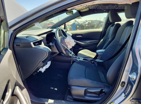 JTDS4MCE0N3513184 2022 TOYOTA COROLLA Gray Front interior view