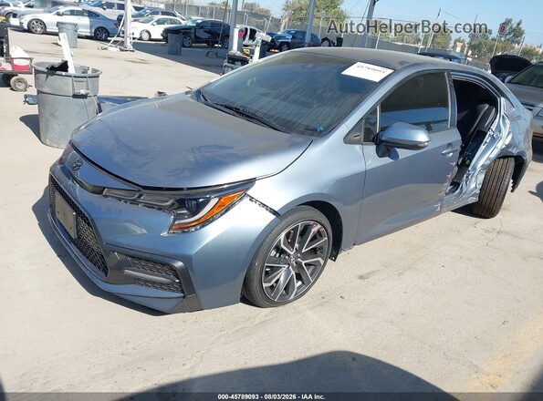 JTDS4MCE0N3514061 2022 TOYOTA COROLLA Light Blue Front left