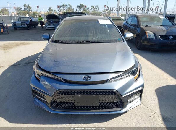 JTDS4MCE0N3514061 2022 TOYOTA COROLLA Light Blue Rear interior view