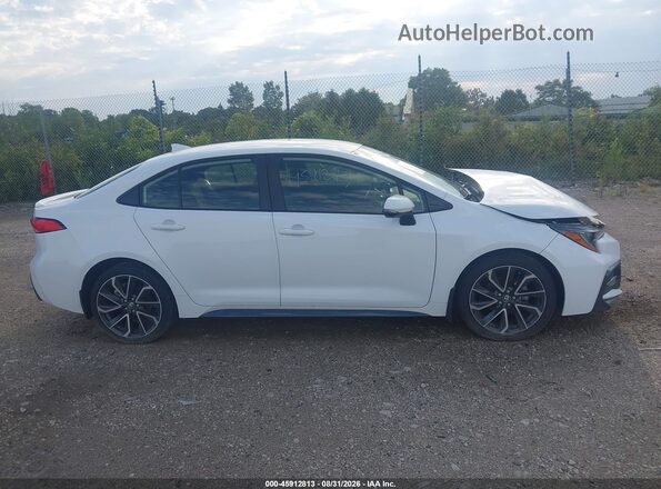 JTDS4MCE0NJ083619 2022 TOYOTA COROLLA White Вид задньої частини салону