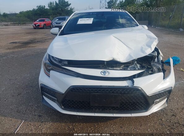JTDS4MCE0NJ083619 2022 TOYOTA COROLLA White Вид щитка приладів